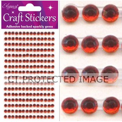  4mm Red Gems (pack quantity 240) 