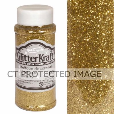 100g Metallic Gold Kraft Fine Glitter