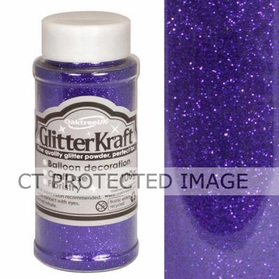 100g Purple Kraft Fine Glitter