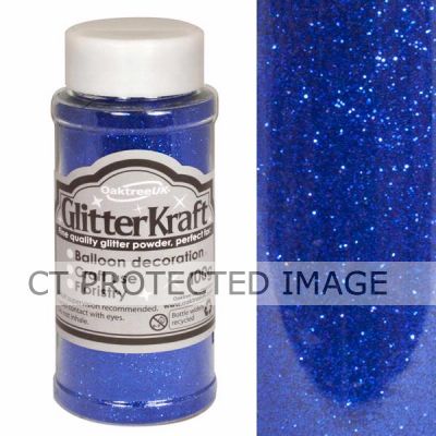 100g Blue Kraft Fine Glitter
