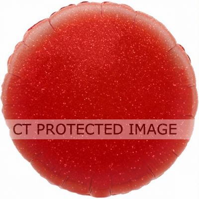 Red Holographic Round 18 Inch Foil