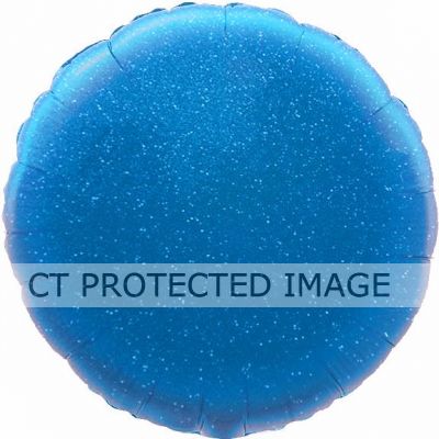 Blue Holographic Round 18 Inch Foil