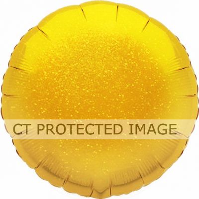 Gold Holographic Round 18 Inch Foil