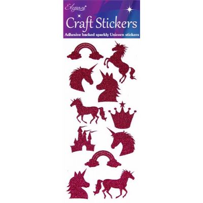 Unicorn Glitter Stickers