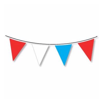 10m Regular Red/white/blue Bunting