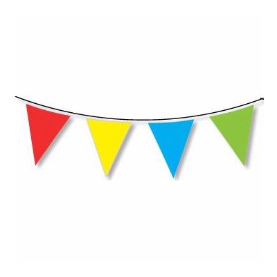 10m Regular Multi Colour Bunting