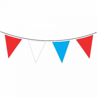 10m Giant Red/white/blue Bunting