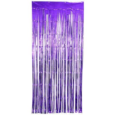 Metallic Purple Foil Door Curtain