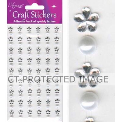 108pc 8mm Flowers/6mm Pearls