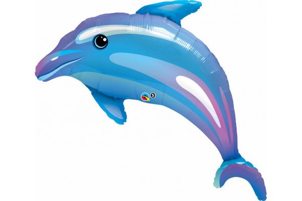 Delightful Dolphin 42 Inch Super Shaped Foil Balloon