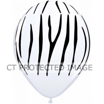  11 Inch Zebra Stripes Quaatex (pack quantity 25) 