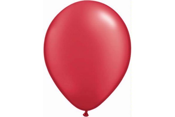  11 Inch Pearl Ruby Red Qualatex (pack quantity 100) 