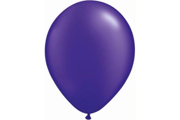  11 Inch Pearl Qtz Purple Qualatex (pack quantity 100) 
