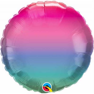 18 Inch Jewel Ombre Foil Balloon