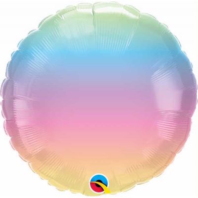 18 Inch Pastel Ombre Foil Balloon
