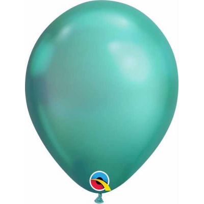  7 Inch Green Chrome Qualatex (pack quantity 100) 