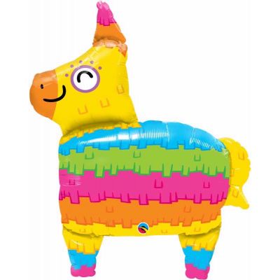 34 Inch Rainbow Pinata Shape Foil