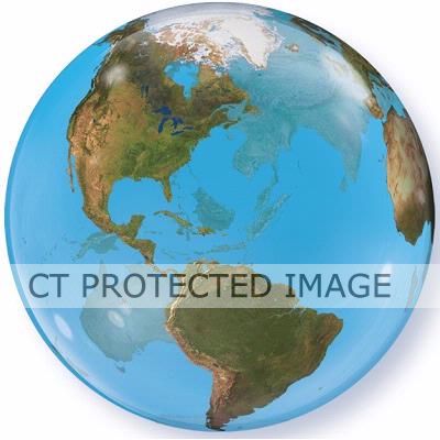 22 Inch Planet Earth Bubble