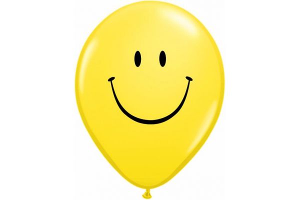  11 Inch Smiley Face Qualatex (pack quantity 25) 