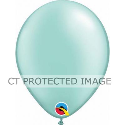 5 Inch Pearl Mint Green Qualatex (pack quantity 100)