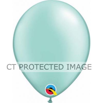  5 Inch Pearl Mint Green Qualatex (pack quantity 100) 