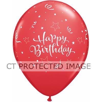  11 Inch Birthday Shining Star Qualatex (pack quantity 25) 