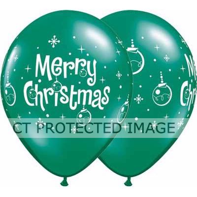  11 Inch Merry Christmas Ornaments (pack quantity 6) 