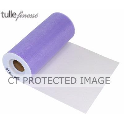 6 Inch 25yd Lavendar Tulle Finesse