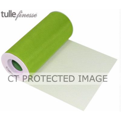 6 Inch 25yd Lime Green Tulle Finesse