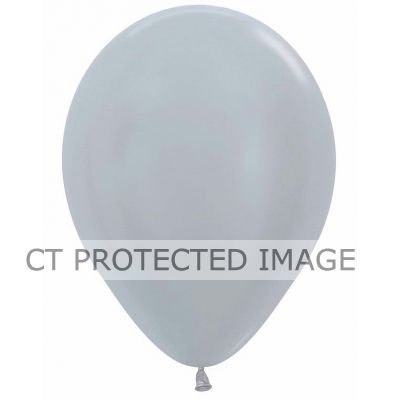  12 Inch Silver Satin Sempertex (20000853) (pack quantity 50) 