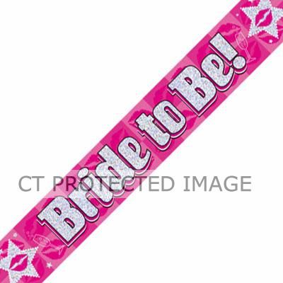 9ft Bride To Be Banner