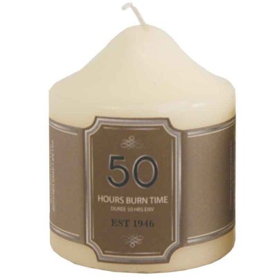 7x8cm Overdipped Church Pillar Candle