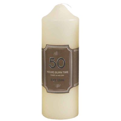 5x15cm Overdipped Church Pillar Candle