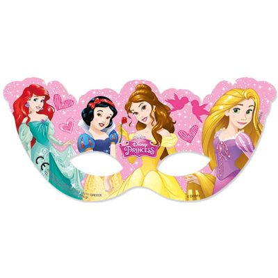  Disney Princess Masks (pack quantity 6) 