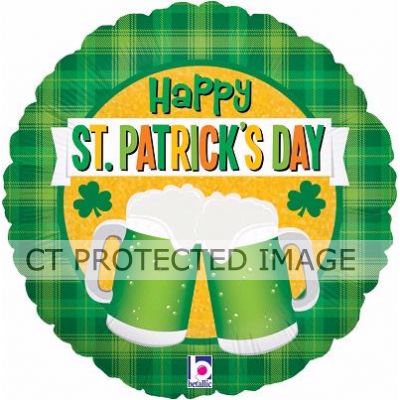 St Patricks Green Beer 18 Inch Foil