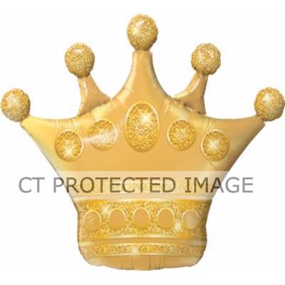 41 Inch Golden Crown Foil Shape