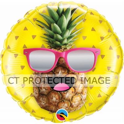 18 Inch Mr. Cool Pineapple Foil Balloon