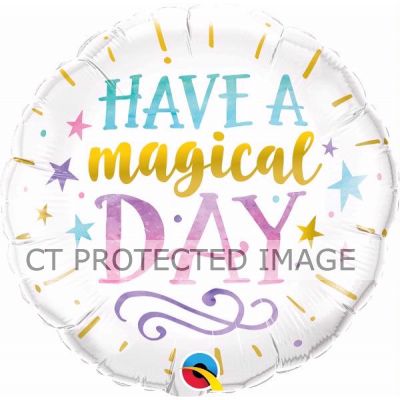 18 Inch Have A Magical Day Foil Balloon