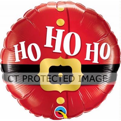 18 Inch Ho Ho Ho Santas Belt Foil Balloon