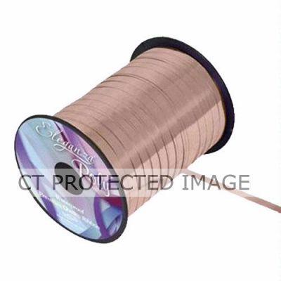 250yds Rose Gold Metallic Curling Ribbon