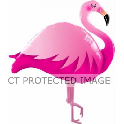 46 Inch Pink Flamingo Foil Shape