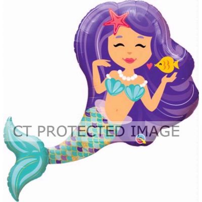 38 Inch Enchanting Mermaid Foil Shape