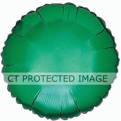 18 Inch Green Round Foil Balloon