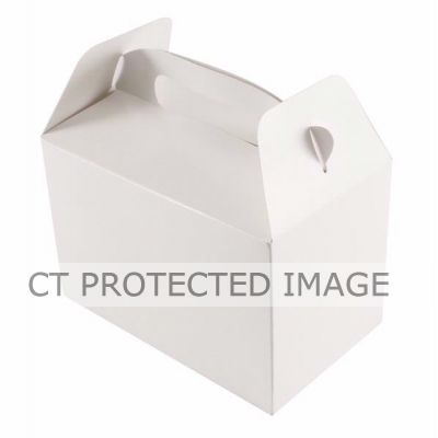  White Party Boxes (pack quantity 6) 