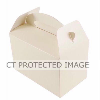  Ivory Party Boxes (pack quantity 6) 