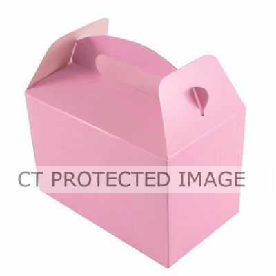  Light Pink Party Boxes (pack quantity 6) 