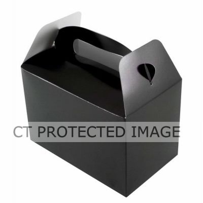  Black Party Boxes (pack quantity 6) 