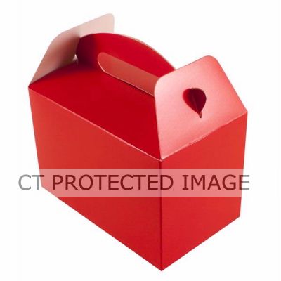  Red Party Boxes (pack quantity 6) 