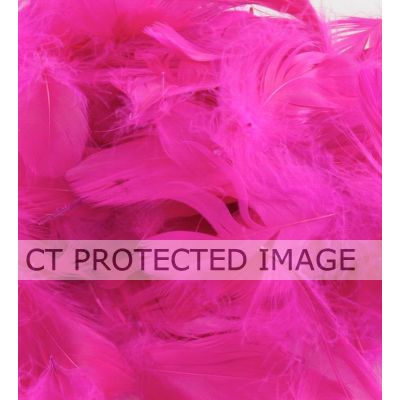50g Assorted Fuchsia Pink Feathers