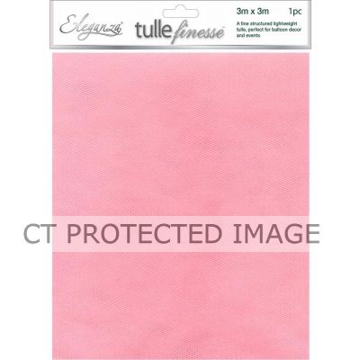 3m X 3m Light Pink Tuille Sheet